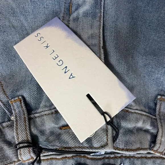 Angel Kiss jeans - embellished, Light Blue Embellished Women Jeans NWT - Picture 10 of 10